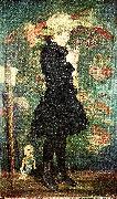 James Ensor flicka med docka oil painting reproduction